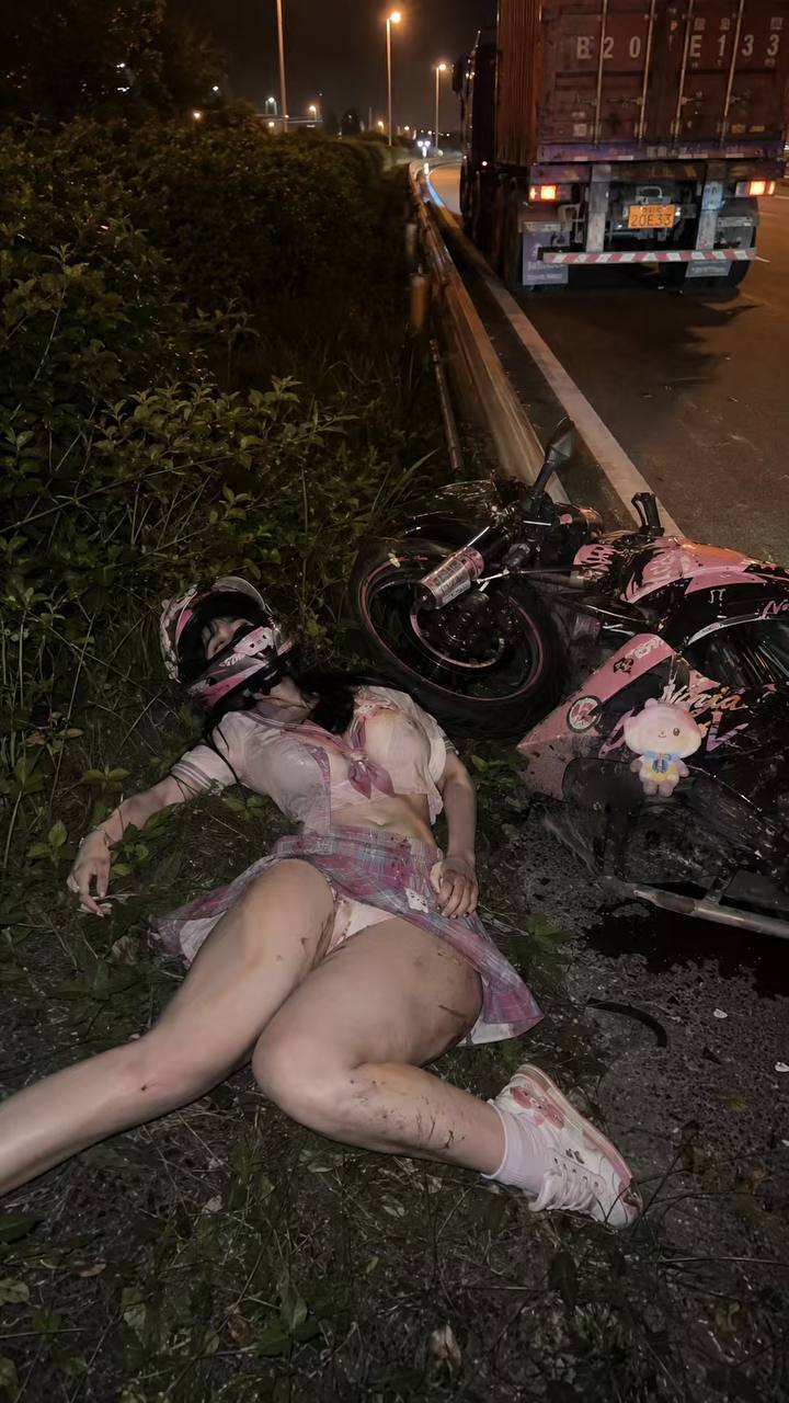 #女骑士 #车祸 疑似 #ai（图片 1/2）